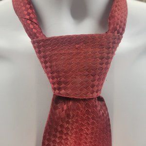 VINTAGE PRINCE IGOR TIE 100% SILK NECKTIE BURGUNDY